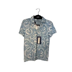Boston Scott‎ Golf Links Collection Octopus Print Polo Shirt  Junior Medium
